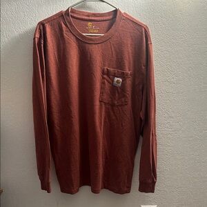 Carhartt Men's Brick Long Sleeve Tee